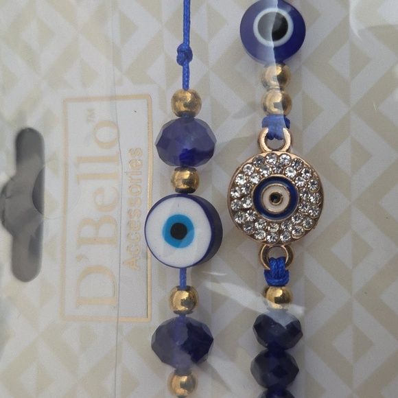 NWT Evil eye 🪬 bracelet set - Picture 2 of 3